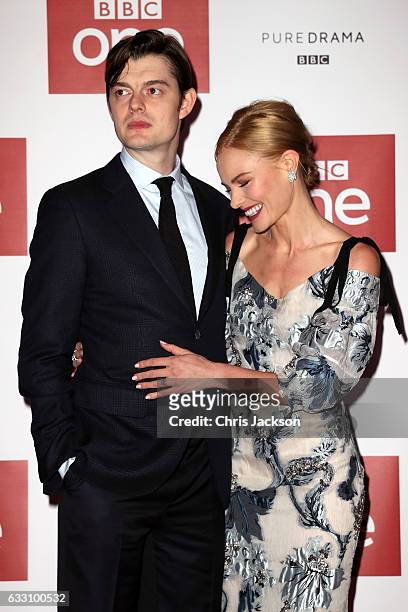 Actors Sam Riley and Kate Bosworth attend the photocall of the world premiere screening of BBC One drama SS-GB on January 30, 2017 in London, United...