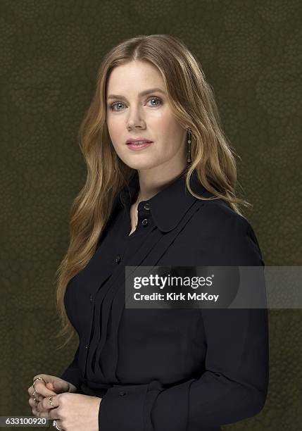 Actress Amy Adams is photographed for Los Angeles Times on January 18, 2017 in Beverly Hills, California.PUBLISHED IMAGE. CREDIT MUST BE: Kirk...