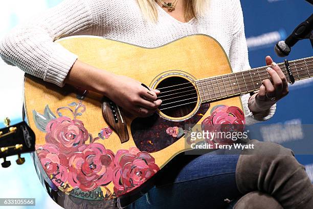 Singer-songwriter Kelsea Ballerini visits SiriusXM Studios on January 30, 2017 in Nashville, Tennessee.