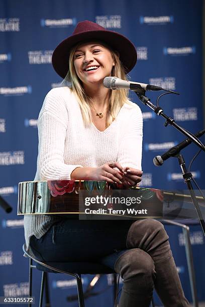 Singer-songwriter Kelsea Ballerini visits SiriusXM Studios on January 30, 2017 in Nashville, Tennessee.