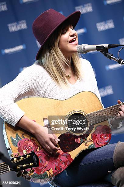 Singer-songwriter Kelsea Ballerini visits SiriusXM Studios on January 30, 2017 in Nashville, Tennessee.