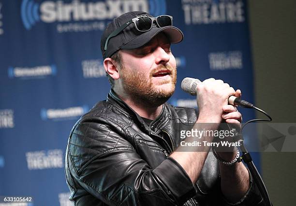 Singer-songwriter Chris Young visits SiriusXM Studios on January 30, 2017 in Nashville, Tennessee.
