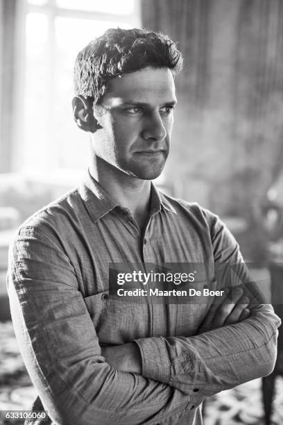 Justin Bartha from CBS's 'The Good Fight' poses in the Getty Images Portrait Studio at the 2017 Winter Television Critics Association press tour at...