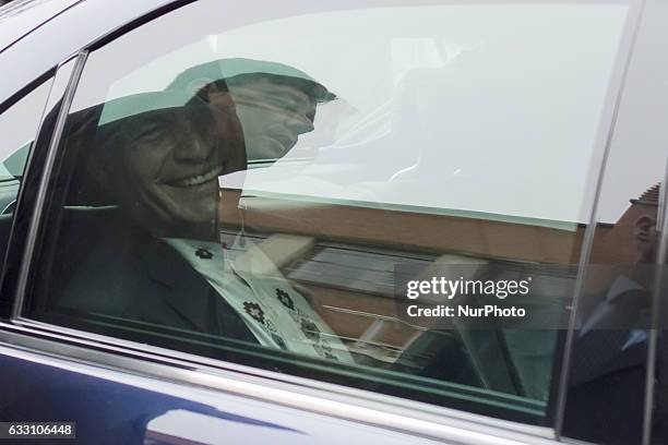 President of Ecuador, Rafael Correa, during the conference 'Economy for Development Ecuador Case' at the Complutense University of Madrid, during his...