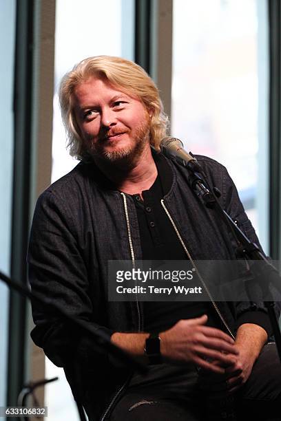 Philip Sweet of 'Little Big Town' visits SiriusXM Studios on January 30, 2017 in Nashville, Tennessee.