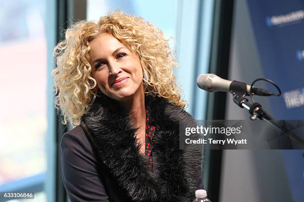 Kimberly Schlapman of 'Little Big Town' visits SiriusXM Studios on January 30, 2017 in Nashville, Tennessee.