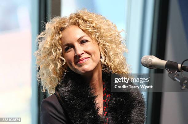 Kimberly Schlapman of 'Little Big Town' visits SiriusXM Studios on January 30, 2017 in Nashville, Tennessee.