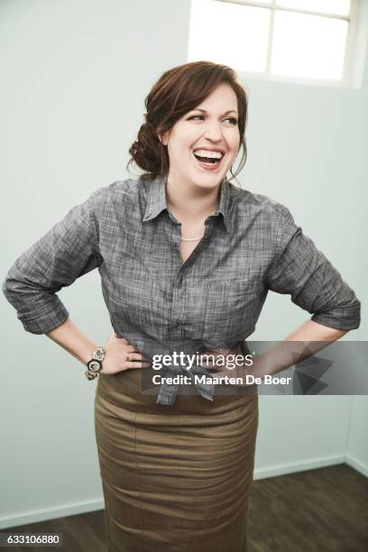 Allison Tolman from ABC's 'Downward Dog' poses in the Getty Images Portrait Studio at the 2017 Winter Television Critics Association press tour at...