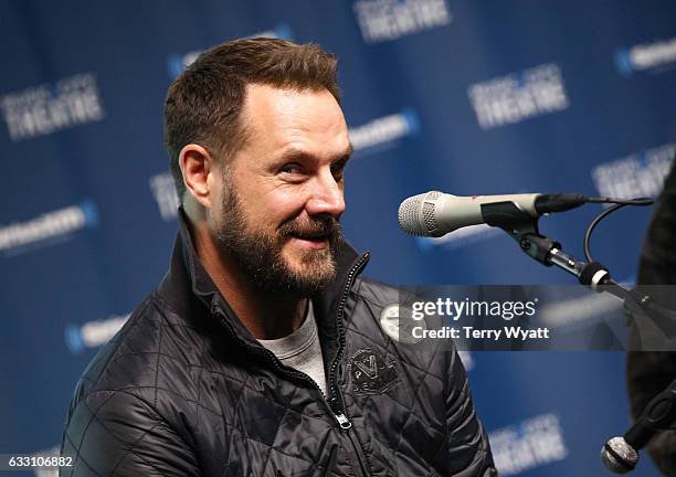 Jimi Westbrook of 'Little Big Town' visits SiriusXM Studios on January 30, 2017 in Nashville, Tennessee.