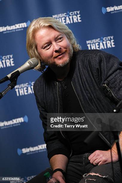 Philip Sweet of 'Little Big Town' visits SiriusXM Studios on January 30, 2017 in Nashville, Tennessee.