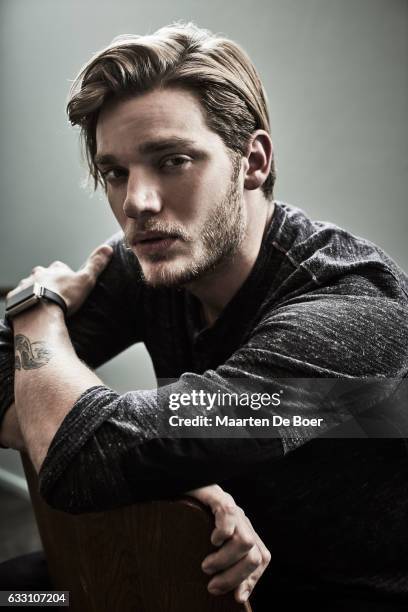 Dominic Sherwood from ABC's 'Shadowhunters' poses in the Getty Images Portrait Studio at the 2017 Winter Television Critics Association press tour at...