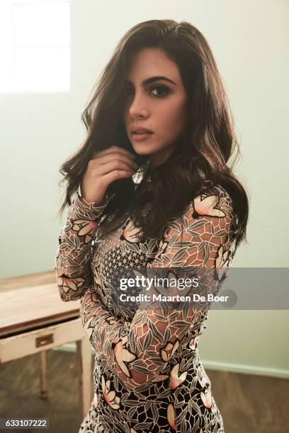 Emeraude Toubia from ABC's 'Shadowhunters' poses in the Getty Images Portrait Studio at the 2017 Winter Television Critics Association press tour at...