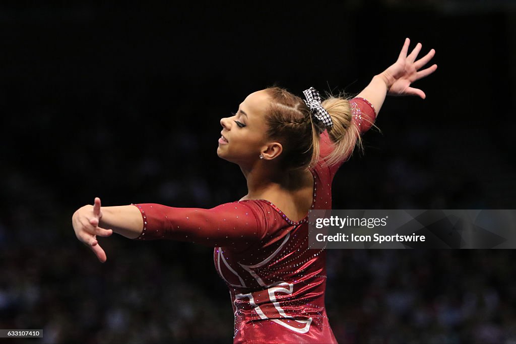 COLLEGE GYMNASTICS: JAN 29 Elevate the Stage Alabama v Auburn