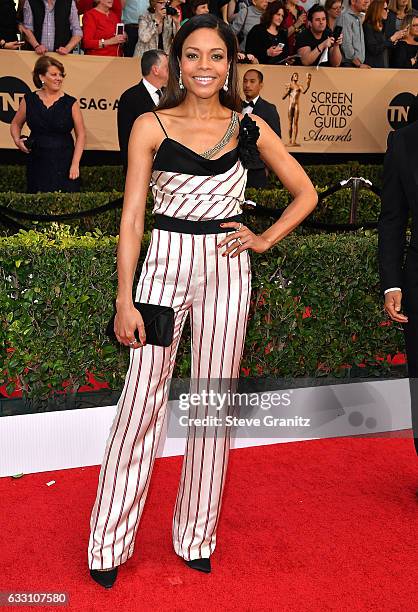 Naomie Harris arrives at the 23rd Annual Screen Actors Guild Awards at The Shrine Expo Hall on January 29, 2017 in Los Angeles, California.