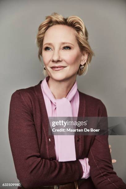 Actress Anne Heche from the film 'The Last Word' poses for a portrait at the 2017 Sundance Film Festival Getty Images Portrait Studio presented by...