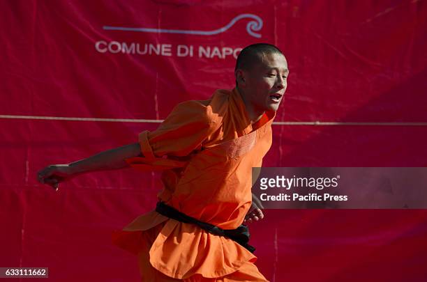 Presentation of martial arts during the celebration of Chinese New Year. Chinese New Year, also known as Spring Festival in China, is China's most...