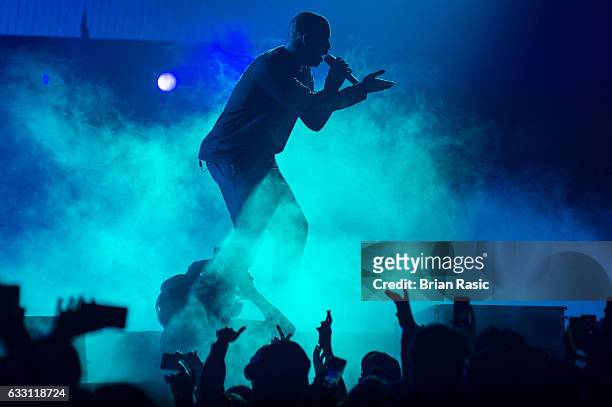 Drake performs at the O2 Arena on January 30, 2017 in London, United Kingdom.