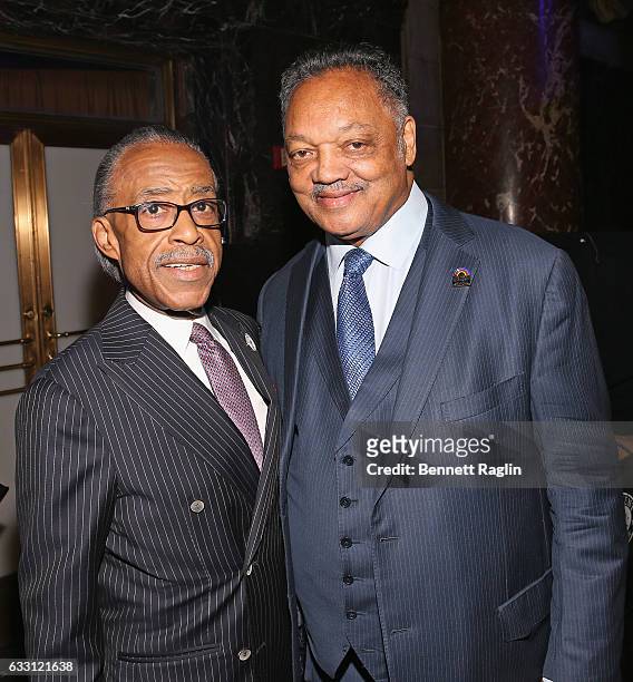 Al Sharpton and Jesse Jackson attend the National CARES Mentoring Movements 2nd Annual 'For the Love of Our Children' Gala at Cipriani 42nd Street...