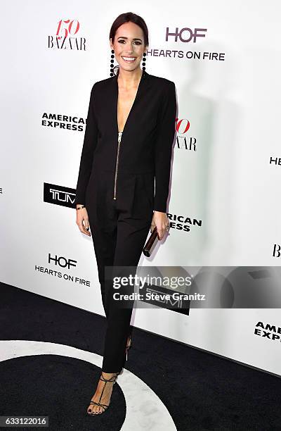 Louise Roe attends HarperÂs BAZAAR celebration of the 150 Most Fashionable Women presented by TUMI in partnership with American Express, La Perla and...