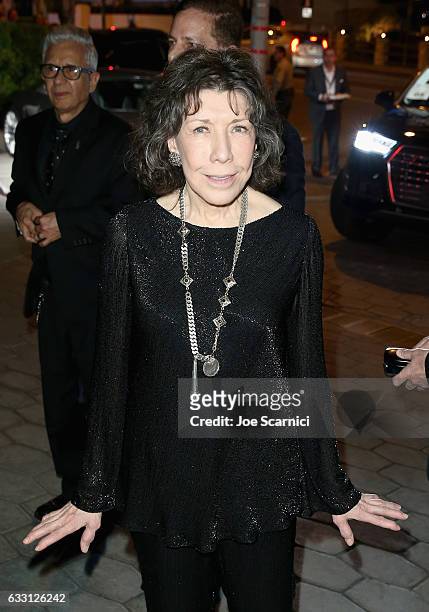 Actress Lily Tomlin attends The Weinstein Company & Netflix's SAG 2017 After Party presented by Audi at Sunset Tower Hotel on January 29, 2017 in...