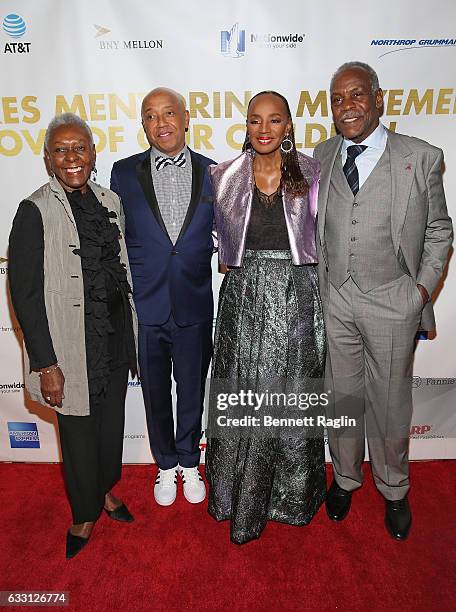 Bethann Hardison, Russell Simmons, Susan L. Taylor, and Danny Glover attend the National CARES Mentoring Movements 2nd Annual 'For the Love of Our...