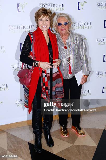 Veronique Jannot and Member of the Honor Committee of the Association for Research on Alzheimer's, Veronique de Villele attend the Charity Gala...