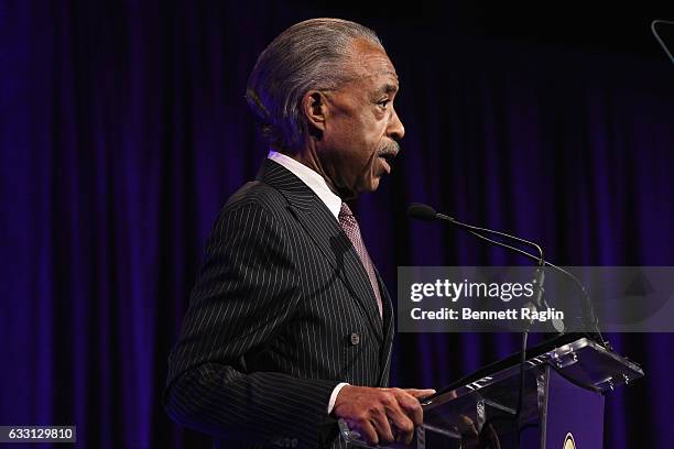Al Sharpton speaks onstage during the National CARES Mentoring Movements 2nd Annual 'For the Love of Our Children' Gala at Cipriani 42nd Street on...
