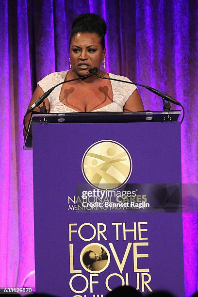 National CARES Mentoring Movement Executive Director Chivonne J. Williams speaks onstage during the National CARES Mentoring Movements 2nd Annual...