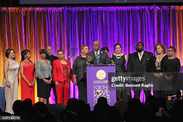 Executive Director of Mentoring USA at National CARES Stephen Powell speaks onstage during the National CARES Mentoring Movements 2nd Annual 'For...