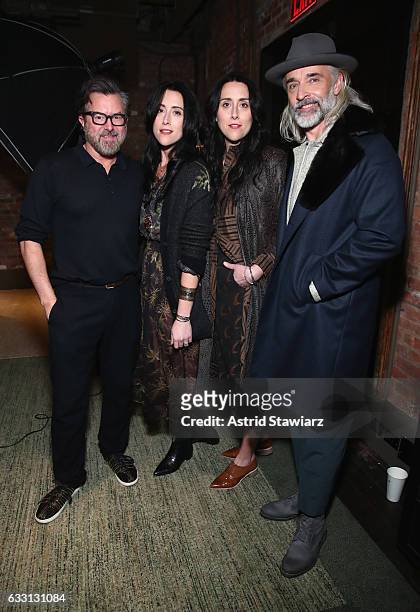 Billy Reid, Leigh Watson, Chandra Watson and David Perry attend the Billy Reid Autumn/Winter 2017 show at The Cellar at The Beekman on January 30,...
