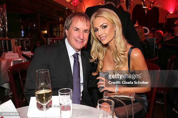 Chris de Burgh and his daughter Rosanna Davison during the Lambertz Monday Night 2017 at Alter Wartesaal on January 30, 2017 in Cologne, Germany.