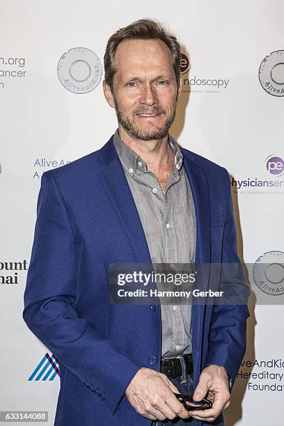 Tom Schanley arrives to the 2017 Blues Genes Bash at Herb Alpert's Vibrato Grill & Jazz on January 30, 2017 in Los Angeles, California.