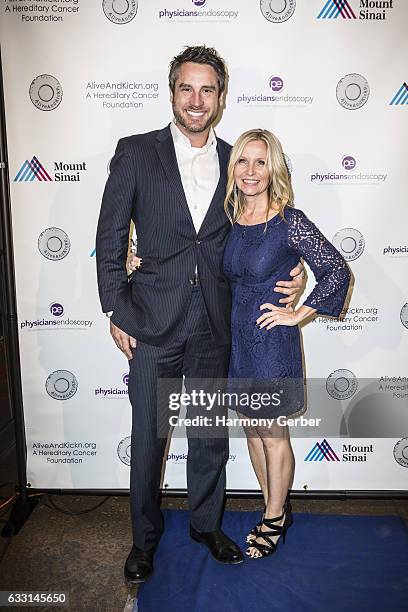 Anne Carlson arrives to the 2017 Blues Genes Bash at Herb Alpert's Vibrato Grill & Jazz on January 30, 2017 in Los Angeles, California.