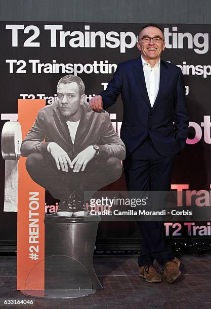 Danny Boyle attends a photocall for 'T2 Trainspotting' on January 31, 2017 in Rome, Italy.