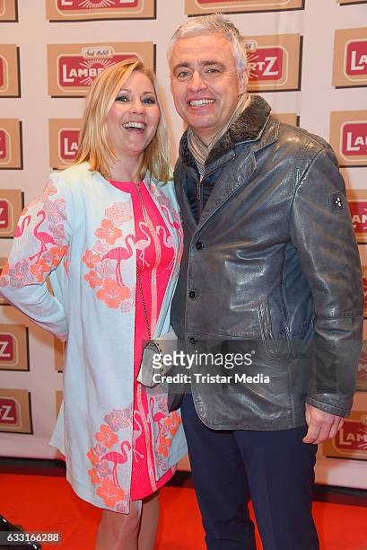 Aleksandra Bechtel and Andreas von Thien attend the 'Lambertz Monday Schoko Night 2017' on January 30, 2017 in Cologne, Germany.