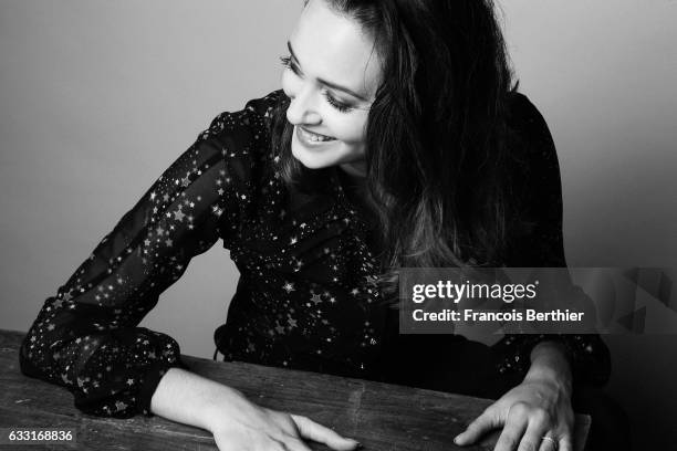 Actress Anne Serra is photographed for Self Assignment on September 16, 2016 in Paris, France.