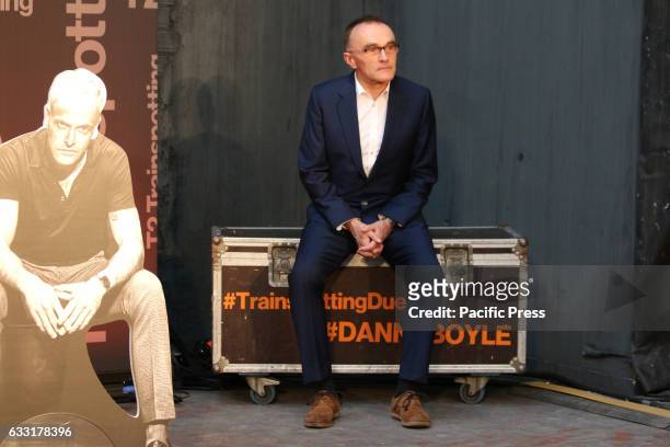 Director Danny Boyle attends a photocall for "Trainspotting 2" at Guido Reni District in Rome, Italy.