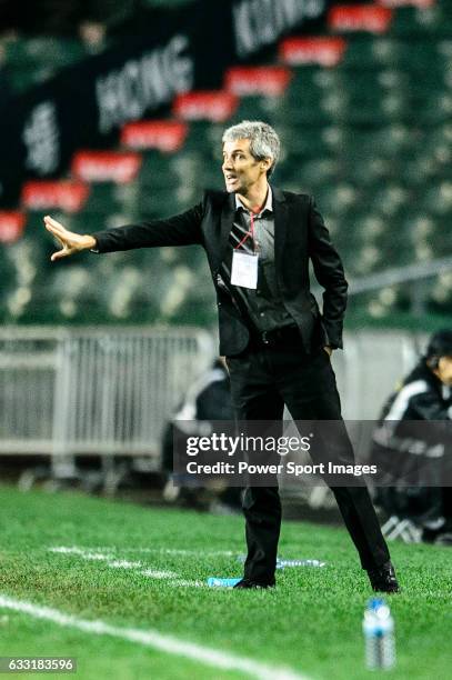 Auckland City Head Coach Ramon Tribulietx during the 2017 Lunar New Year Cup match between SC Kitchee and Auckland City FC on January 31, 2017 in...