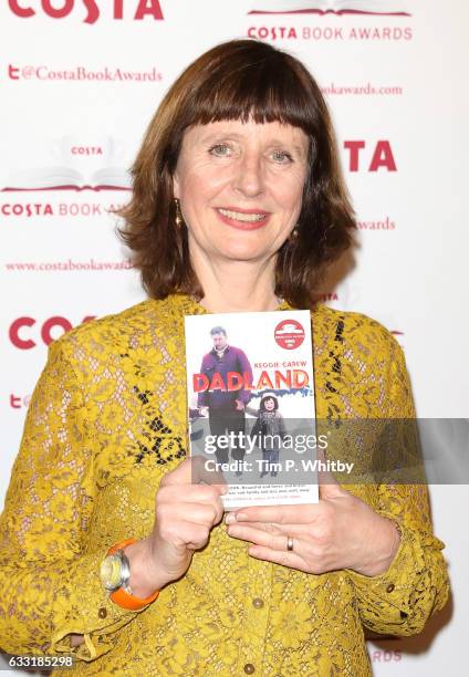 Keggie Carew, category award winner for the Costa Biographyl Award attends the Costa Book Of The Year Award 2016 at Quaglino's on January 31, 2017 in...