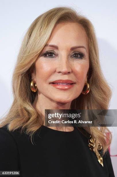 Carmen Lomana attends the 'Telva Beauty' awards 2016 at the Palace Hotel on January 31, 2017 in Madrid, Spain.