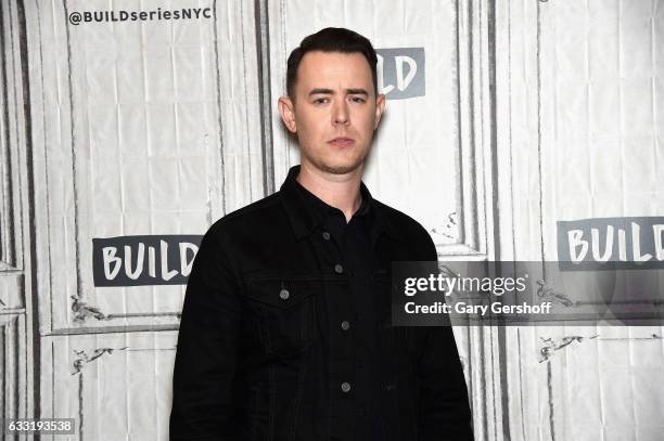 Actor Colin Hanks visits AOL Build to discuss his role in "Eagles of Death Metal: Nos Amis " at Build Studio on January 31, 2017 in New York City.