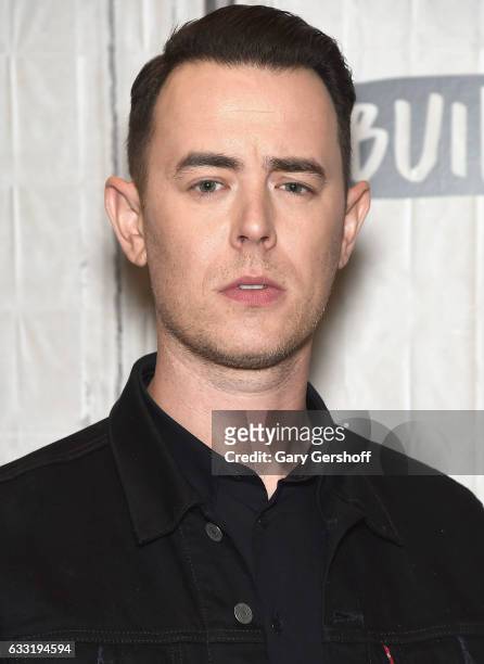 Actor Colin Hanks visits AOL Build to discuss his role in "Eagles of Death Metal: Nos Amis " at Build Studio on January 31, 2017 in New York City.