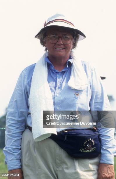 Portrait of amateur golfer and administrator Judy Bell during Saturday play at Oakmont CC> Pittsburgh, PA 6/18/1994 CREDIT: Jacqueline Duvoisin