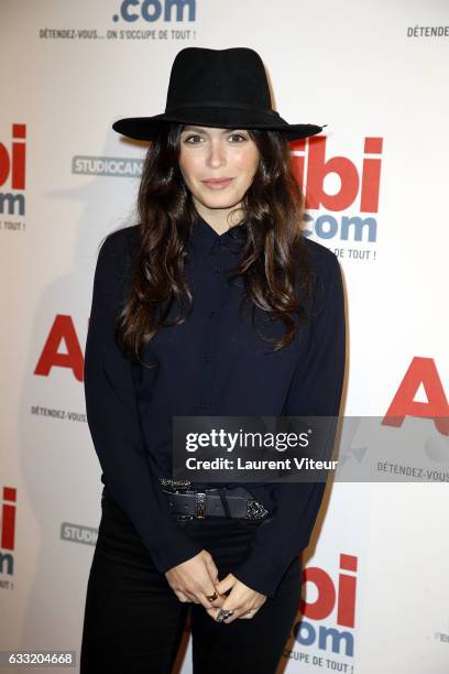 Actress Leslie Medina attends the "Alibi.com" Paris Premiere at Cinema Gaumont Opera on January 31, 2017 in Paris, France.