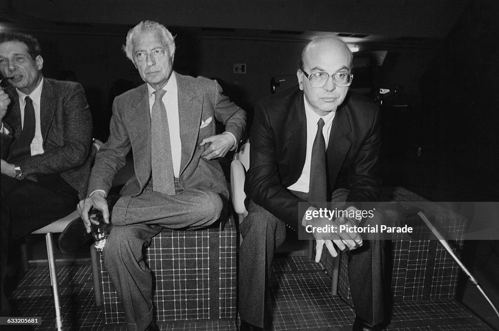 Agnelli With Socialist Leaders