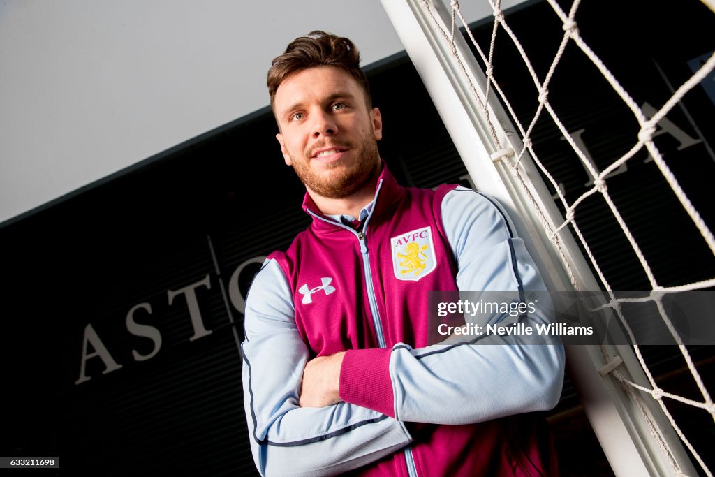 Aston Villa Unveil New Signing Scott Hogan