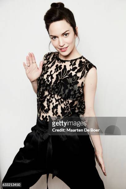 Britt Lower from FX's 'Taboo' poses in the Getty Images Portrait Studio at the 2017 Winter Television Critics Association press tour at the Langham...