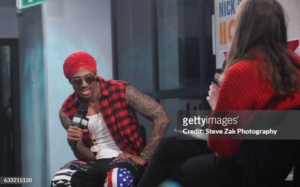 Actor/Muscian Nick Cannon attends Build Series to discuss latest projects and his new single "Hold On"at Build Studio on January 31, 2017 in New York...