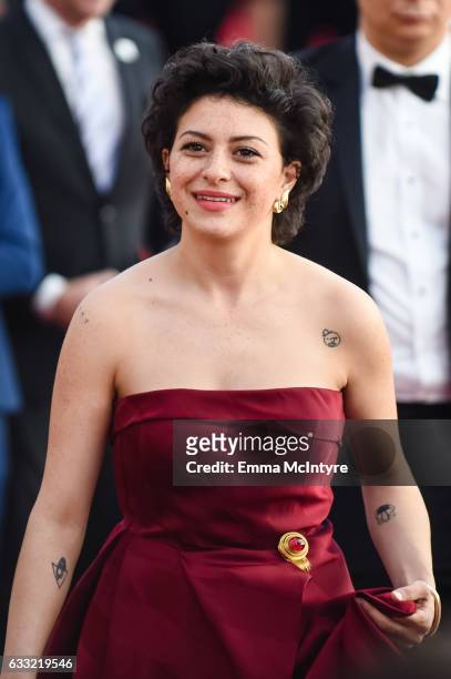 Actress Alia Shawkat arrives at the 23rd annual Screen Actors Guild Awards at The Shrine Auditorium on January 29, 2017 in Los Angeles, California.