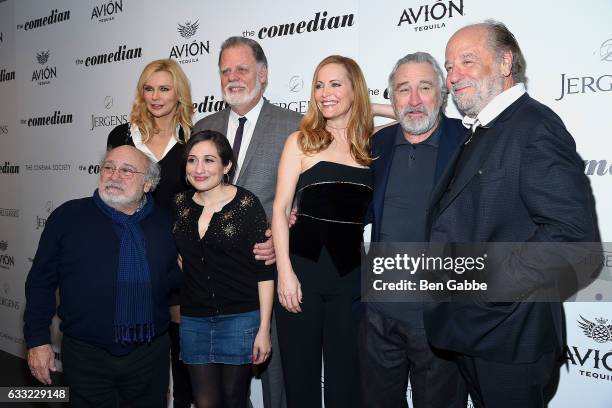 Danny DeVito, Veronica Ferres, Lucy DeVito, director Taylor Hackford, Leslie Mann, Robert De Niro and Art Linson attend the screening of Sony...
